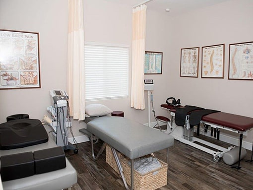 Chiropractic Tables and Equipment in Riverview FL Patient Room