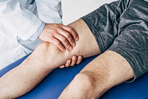 Chiropractor Checking Where The Pain Is For Brandon Florida Man With Truck Injury