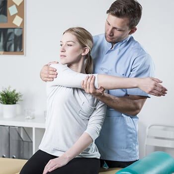 Brandon Woman Receiving Active Release Technique Treatment at Riverview Chiropractor Office